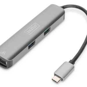 DIGITUS USB-C Dock DA-70892 [5-in-1] USB-Ax3, RJ45, HDMI